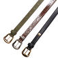 Womens Steve Madden Feathered Edge/Croc Grommets/Smooth Belts - image 1