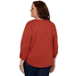 Plus Size Alfred Dunner Classics Tossed Floral Butterfly Blouse - image 2