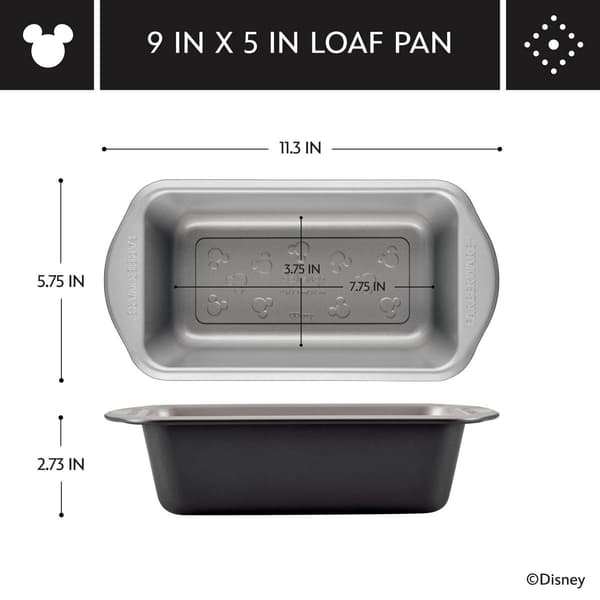 Farberware&#174; Disney Bake w/ Mickey Nonstick 9x5 Loaf Pan