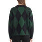 Womens Jones New York Long Sleeve Argyle Polo Sweater - image 2