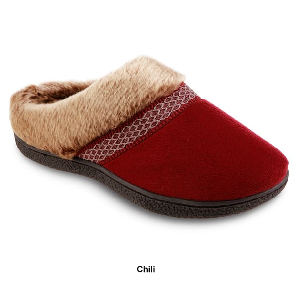 Womens Isotoner Mallory Memory Foam Hoodback Clog Slippers