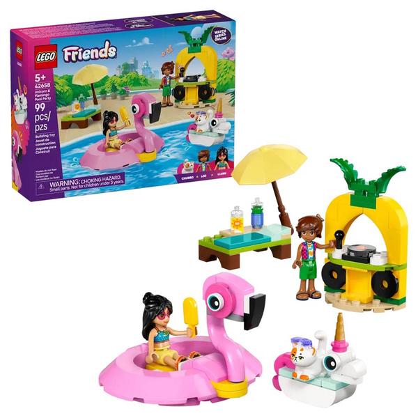 LEGO(R) Friends Unicorn & Flamingo Pool Party