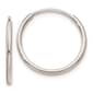 Gold Classics(tm) 10kt. White Gold 17mm Endless Hoop Earrings - image 1