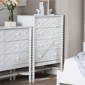 Baxton Studio Brantley Spindle 4-Drawer Chest - image 9