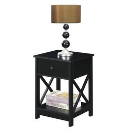 Convenience Concepts Oxford 1 Drawer End Table w/ Shelf