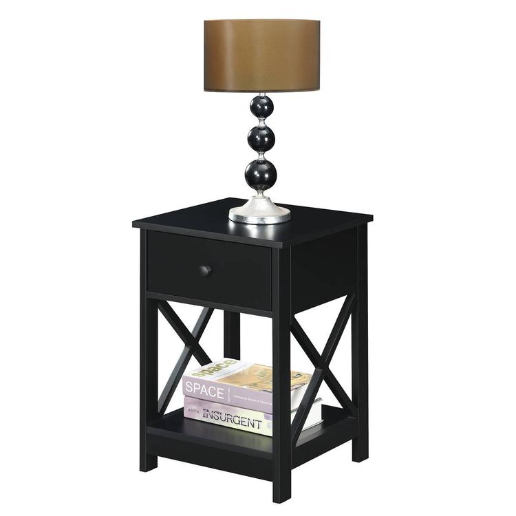 Convenience Concepts Oxford 1 Drawer End Table w/ Shelf