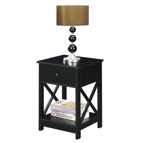 Convenience Concepts Oxford 1 Drawer End Table w/ Shelf