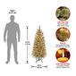 National Tree 4.5ft. Arcadia Pine Cashmere Pre-Lit Slim Tree - image 4