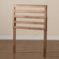 Baxton Studio Akemi Ash Walnut Finished Wood Twin Size Headboard - image 4