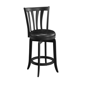 HH2 Home Savana Black Wood Counter Height Swivel Stool - image 2