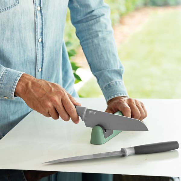 BergHOFF Graphite Two-Stage Knife Sharpener w/ Non-slip Base