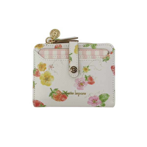 Womens Nanette Lepore Leza Strawberry Bifold Wallet - image 