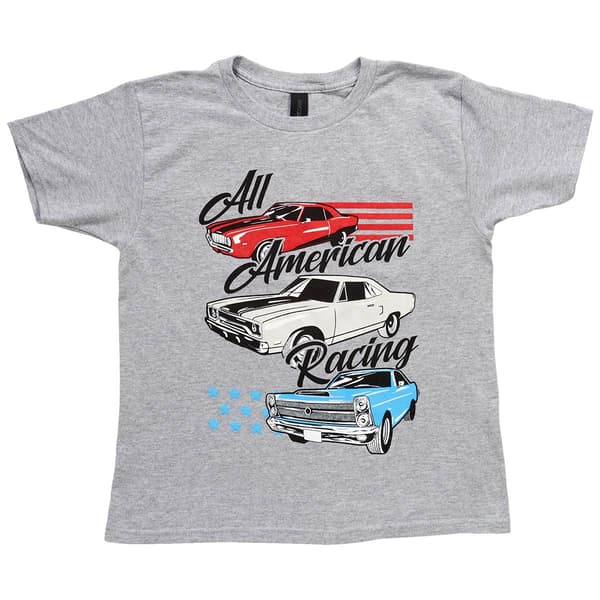 Boys &#40;8-20&#41; Home of the Brave All American Racer Short Sleeve Tee - image 