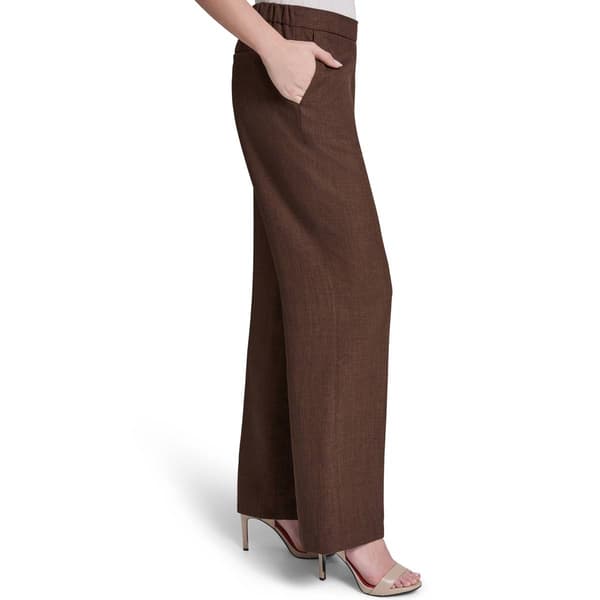 Womens Halston Pull On Straight Leg Dress Pants