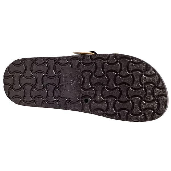 Womens Capelli New York Leopard Double Strap Slide Sandals