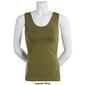Womens Runway Ready Seamless Wide Strap Crew Neck Tank Top - image 3