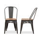 Baxton Studio Henri Dining Chairs - Set of 2 - image 2