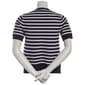 Womens Nautica Short Sleeve Horizonal Rib Tipped Sweater - image 3