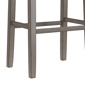 HH2 Home Fiddler Grey Backless Bar Height Stool with Saddle Seat - image 10