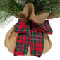 Kurt S. Adler 24in. Berries & Plaid Ribbon Pine Tree - image 5