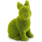 K&K Interiors 6.5in. Moss Bunny Sitting Looking Sign - image 1