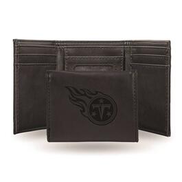 Mens NFL Tennessee Titans Faux Leather Trifold Wallet