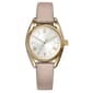 Womens Gold-Tone White Dial Analog Watch - 14891G-07-B12 - image 1