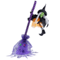 Northlight Animated Flying Witch with Broom Halloween Décor - image 4