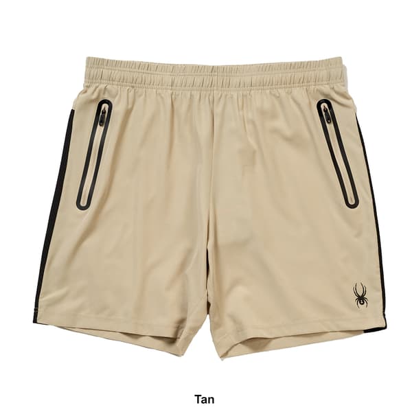 Mens Spyder Mesh Side Panel Woven Shorts