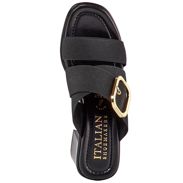 Womens Italian Shoemakers Brodie Block Heel Sandals