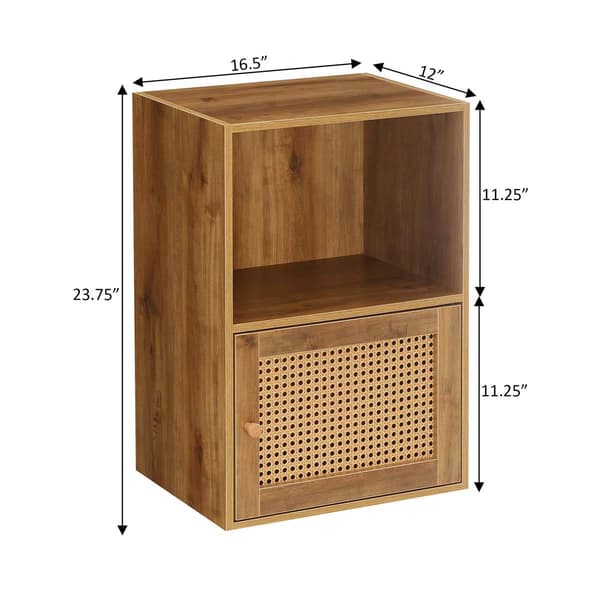Convenience Concepts Xtra Storage Weave 1-Door Cabinet