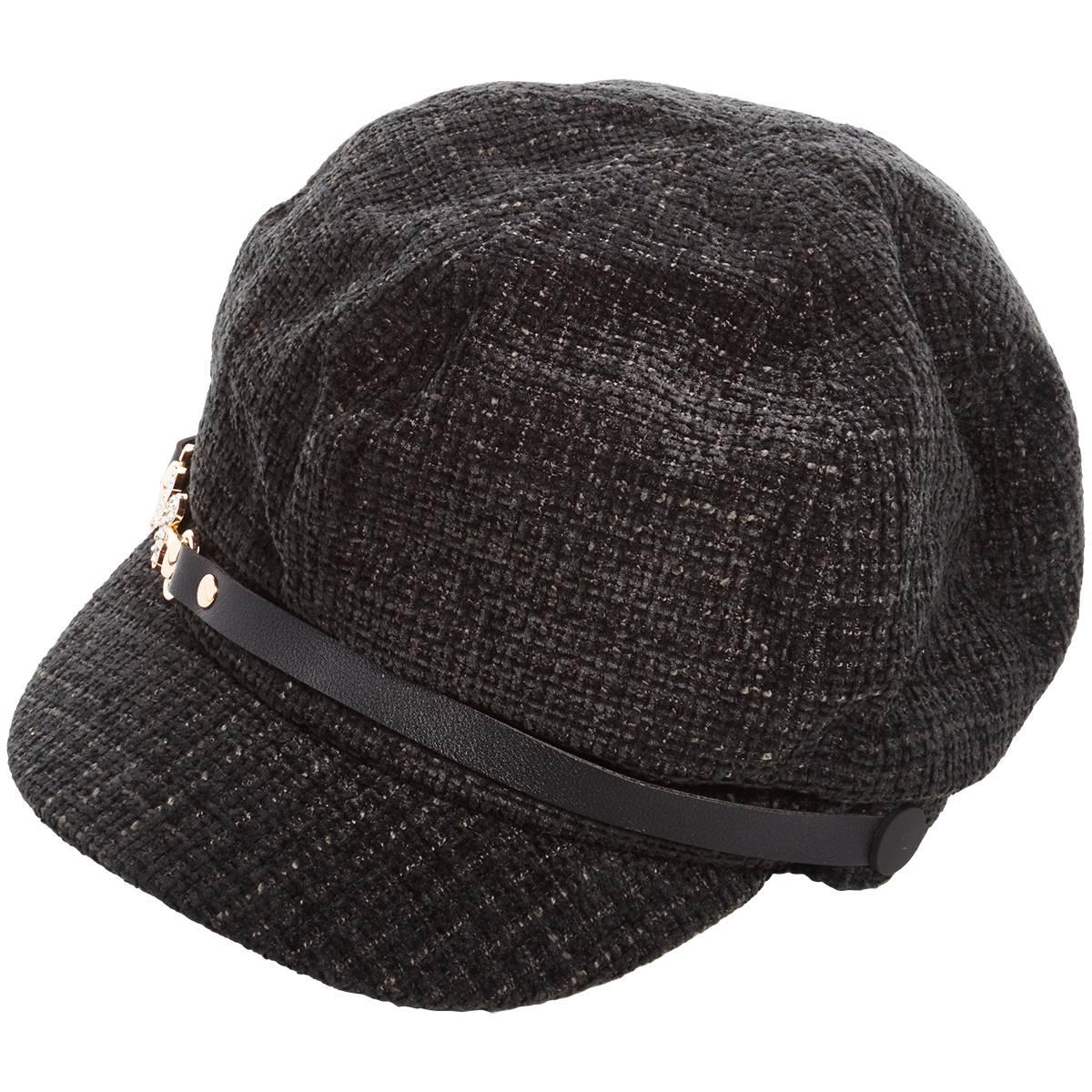 Womens Madd Hatter Butterfly Icon Tweed Newsboy Hat