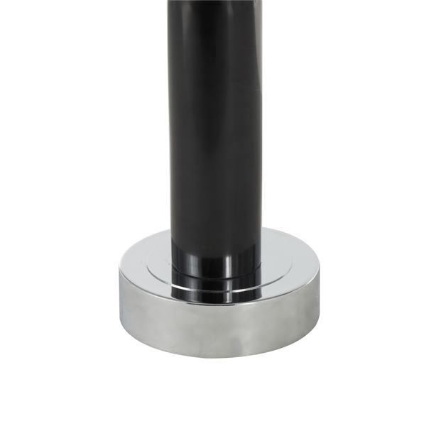 9th & Pike® Glam Black Marble Accent Table
