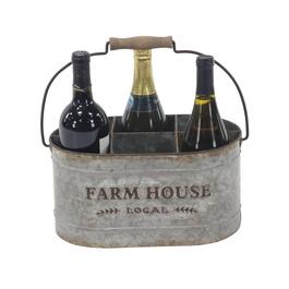 9th &amp; Pike(R) Small Farmhouse Metal Wine Bucket