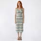 Juniors Madden Girl Stripe Keyhole Front Cami Midi Dress - image 1