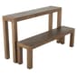9th & Pike® 2pc. Rustic Brown Wood Console Table Set - image 5