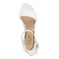 Womens Sugar Noelle Low Block Heel Slingback Sandals- White - image 4