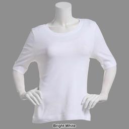 Womens Architect® Elbow Sleeve Round Neck Tee
