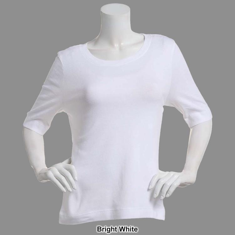 Womens Architect® Elbow Sleeve Round Neck Tee