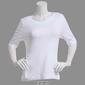 Petite Architect&#174; Elbow Sleeve Round Neck Tee - image 3