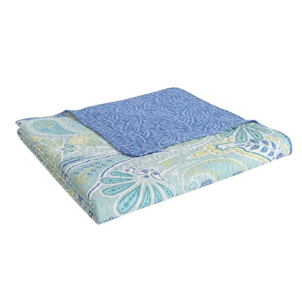 VCNY Home Harmony Reversible Paisley Quilt Set - King