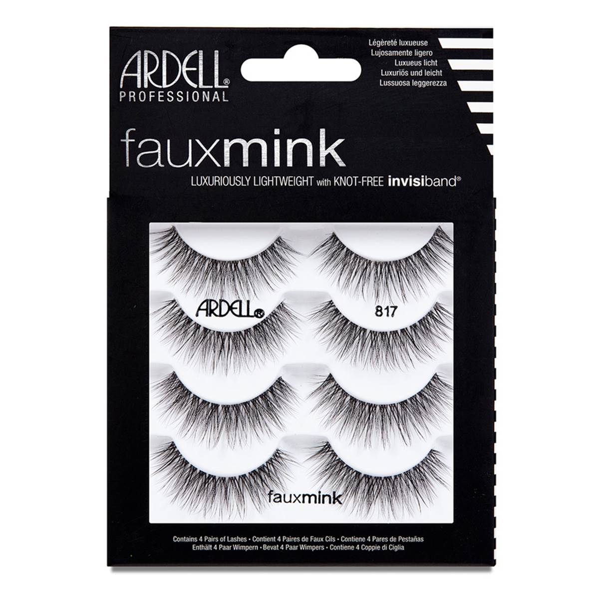 Open Video Modal for Ardell(R) Faux Mink False Eyelashes #817 - 4 Pack