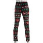 Mens Preswick & Moore® Reindeer Fair Isle Silky Pajama Pants - image 3