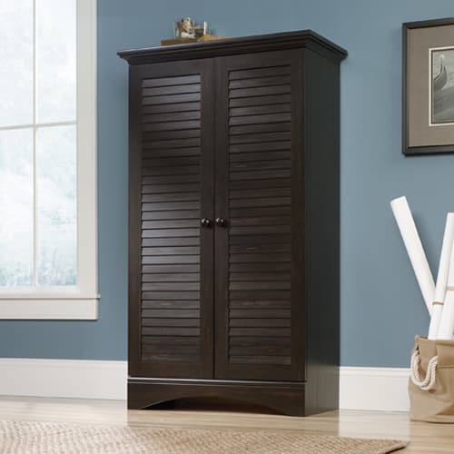 Sauder Harbor View Storage Cabinet - Antiqued Paint