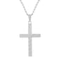 Mens Gentlemen's Classics(tm) Star &amp; Striped Cross Pendant Necklace - image 1