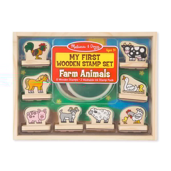 Melissa & Doug&#174; My First Wooden Farm Stamp Set