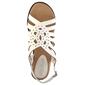 Womens Easy Street Jira Geometric Strappy Slingback Sandals - image 4