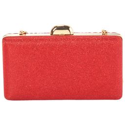 D''Margeaux Shimmer Pleated Clutch