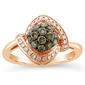 Le Vian(R) 14kt. White Gold Brown & White Diamond Ring - image 1