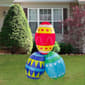 Northlight Seasonal 4ft. Inflatable Easter Eggs Outdoor Decor - image 1